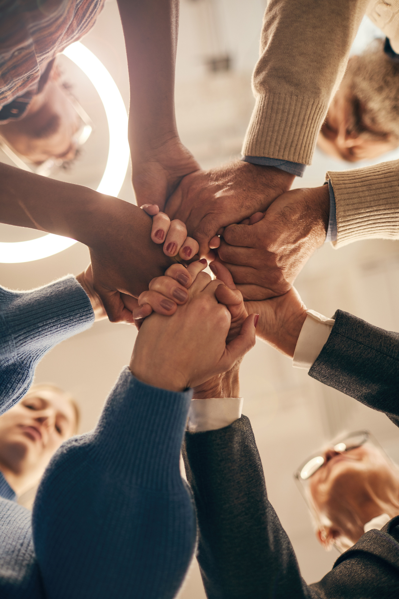 Group of People Working in Team